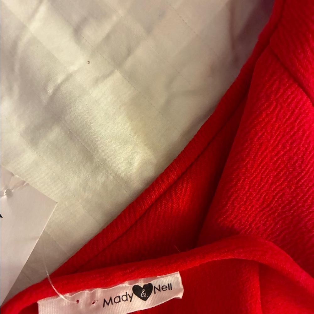 Mady & Nell Red Skater Dress - Picture 2 of 5
